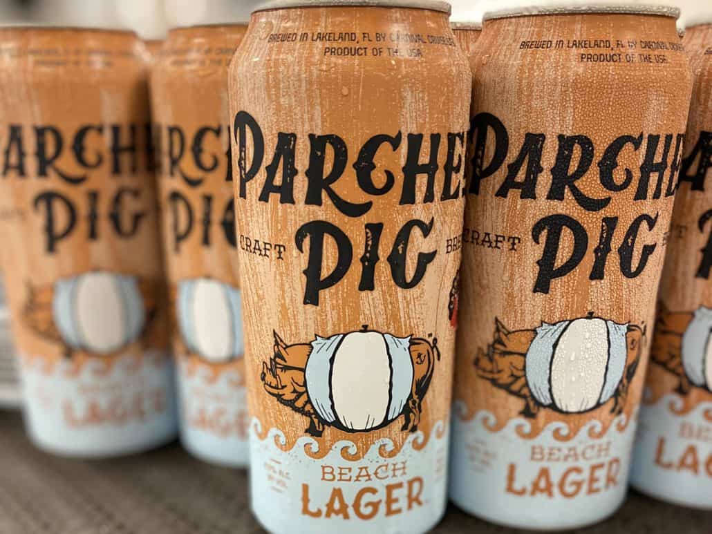 parched pig beach lager carnival cruise line beer