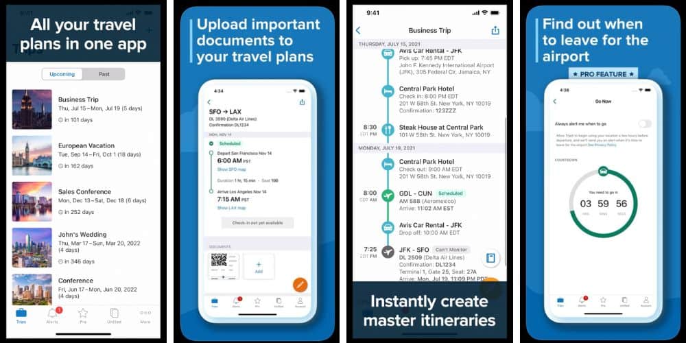 tripit free travel app