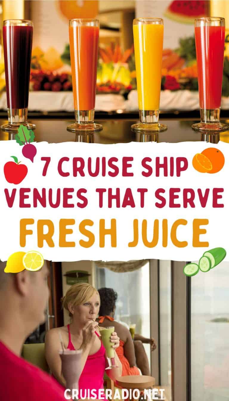 7 Cruise Ship Venues That Serve Fresh Juice