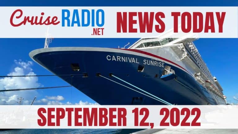 cruise news today september 12 2022