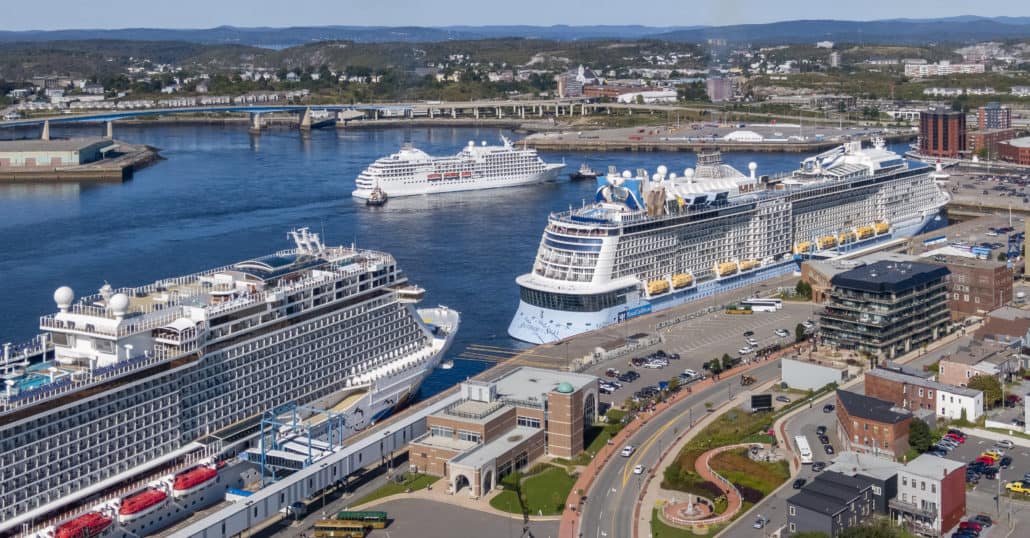 port saint john canada multiple cruise ships