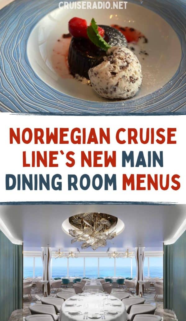 A Closer Look At New Norwegian Cruise Line Menus