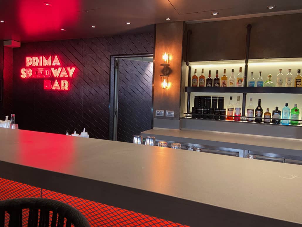 Prima Speedway Bar in Norwegian Cruise Line