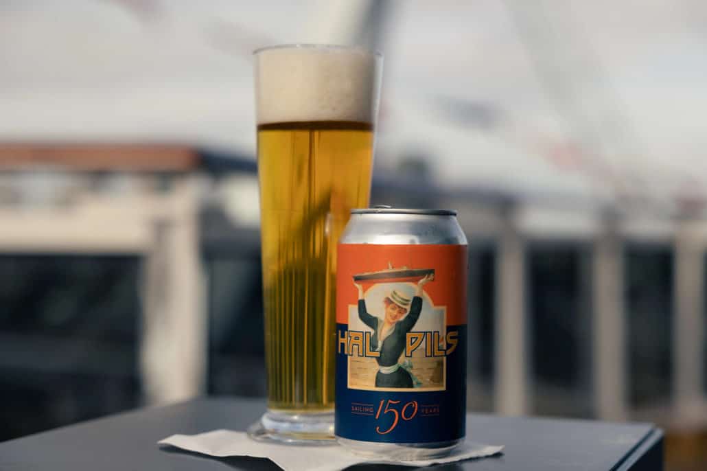 HAL pils beer holland america