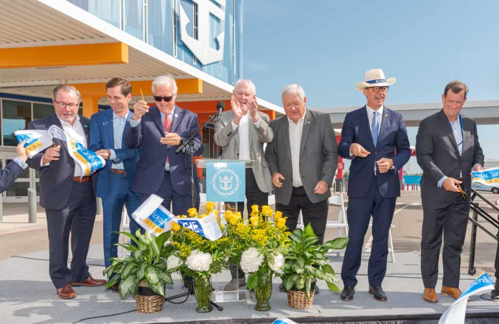 royal caribbean new galveston terminal ribbon cutting