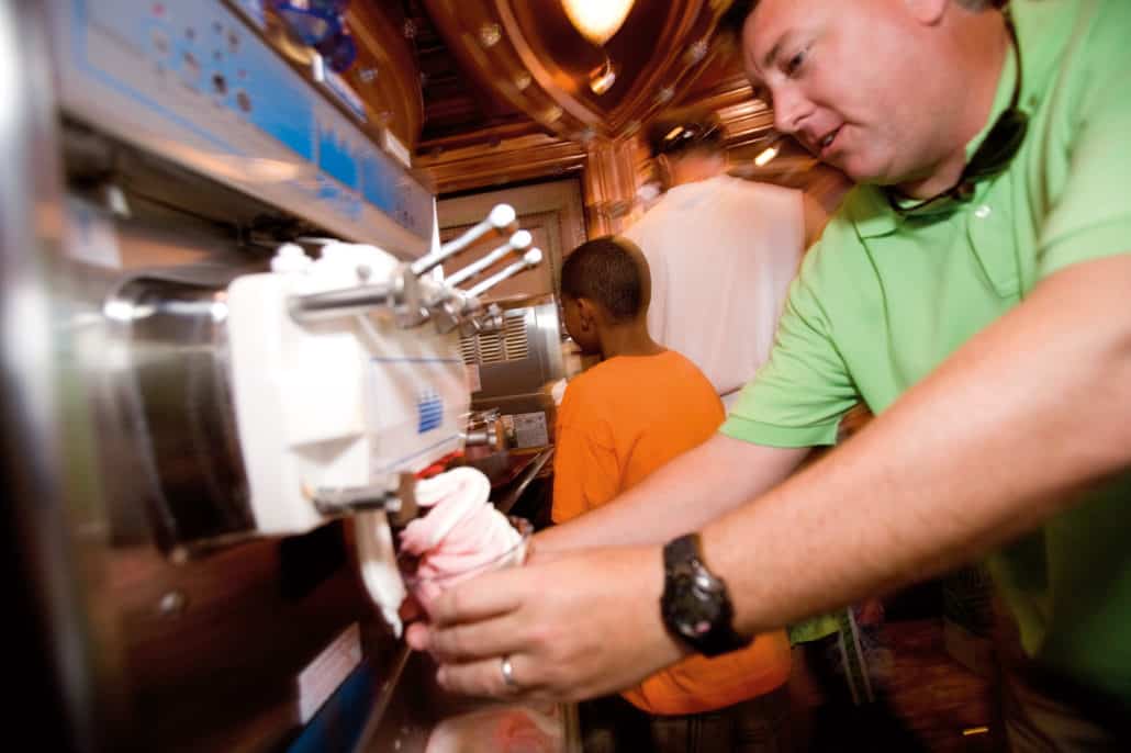 carnival cruise soft serve ice cream machine