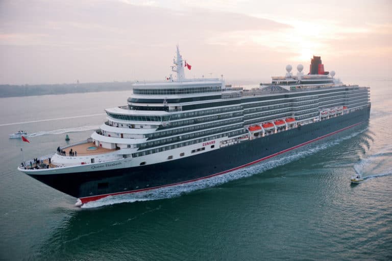 cunard queen elizabeth exterior