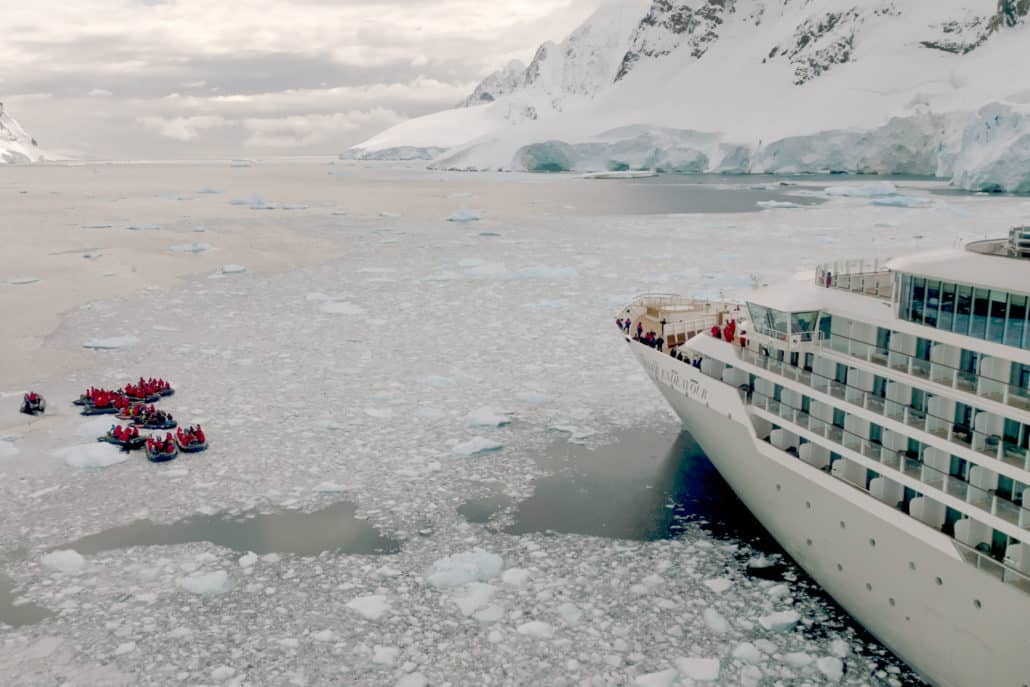 silversea cruises silver endeavour christening antarctica