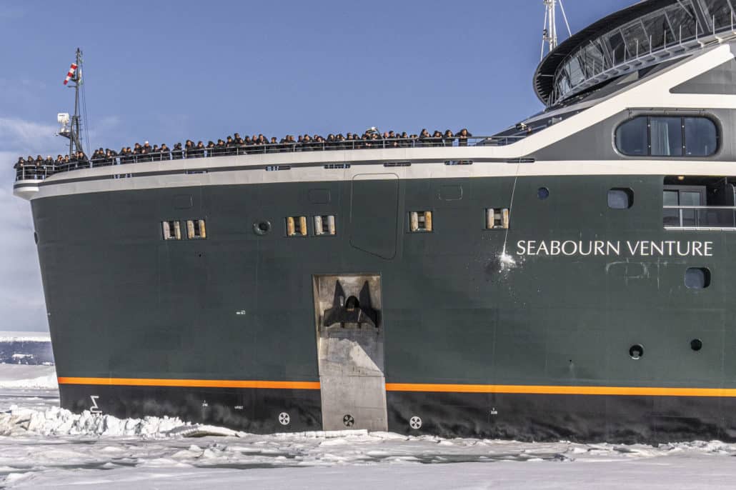 seabourn venture antarctica christening