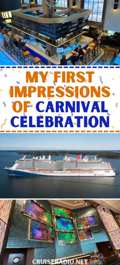 my first impressions of carnival celebration