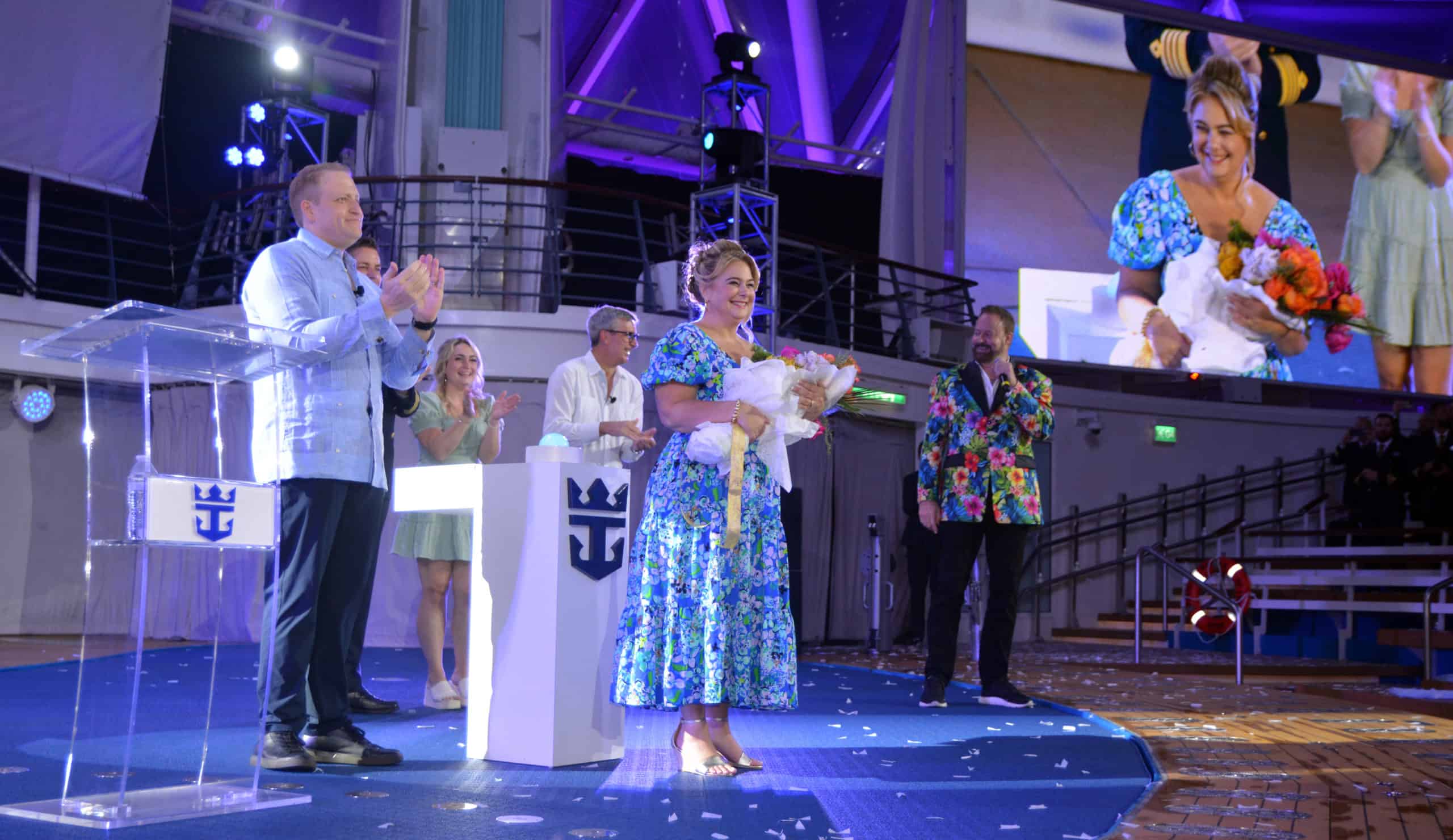 wonder of the seas christening marie mccrea