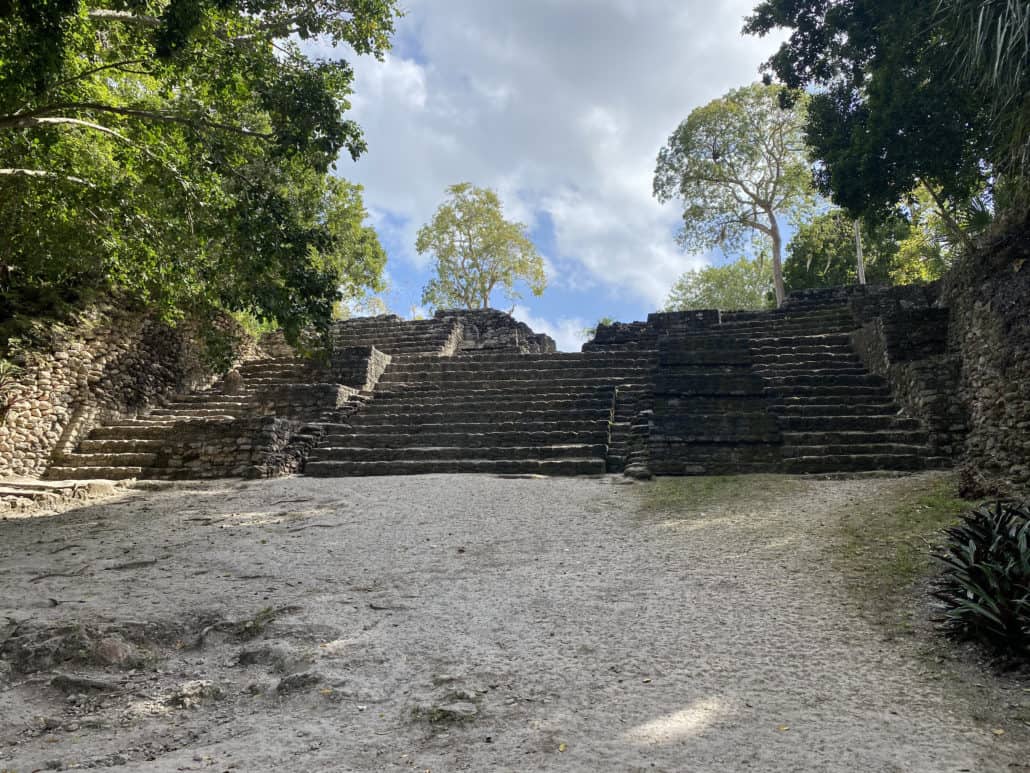 Chacchoben archaeological site mexico