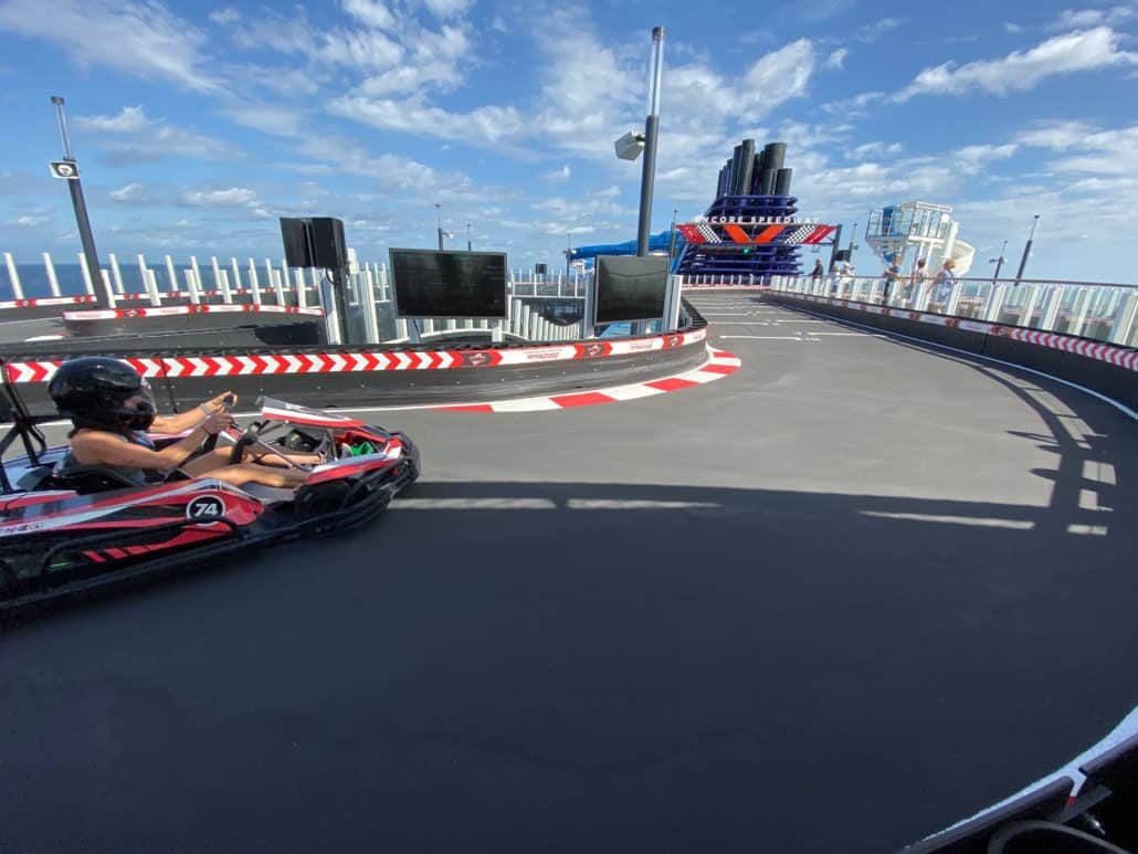 Norwegian Cruise Line's Go Kart Track Speedway