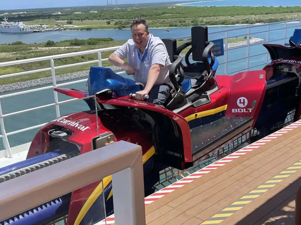 Carnival Cruise Line's BOLT roller coaster