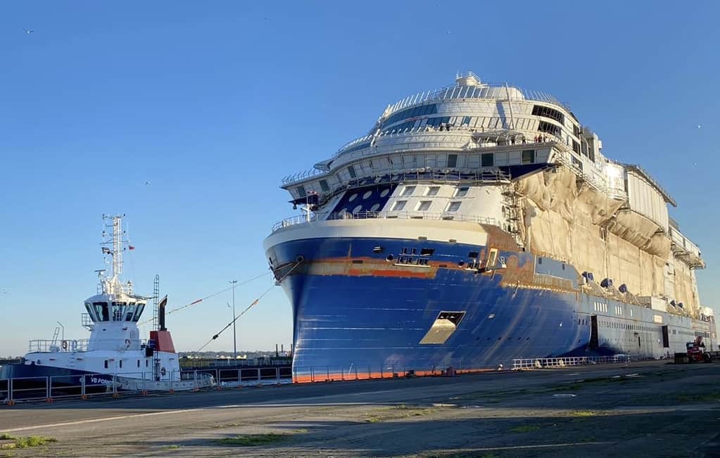 celebrity ascent float out shipyard france