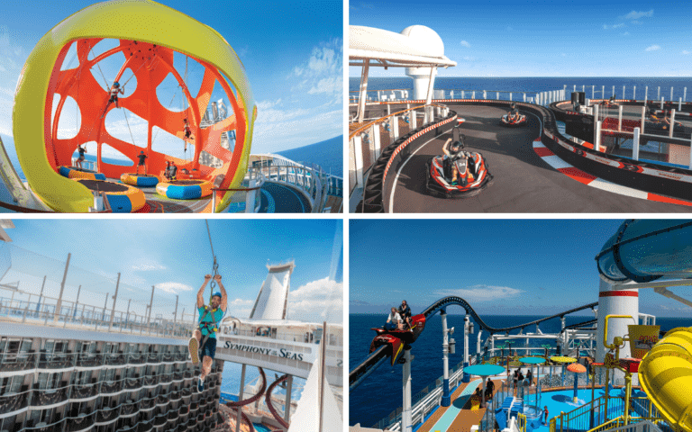 top deck cruise ship attractions