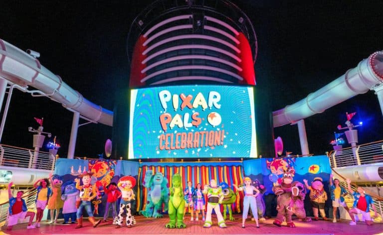 pixar pals celebration deck party day at sea