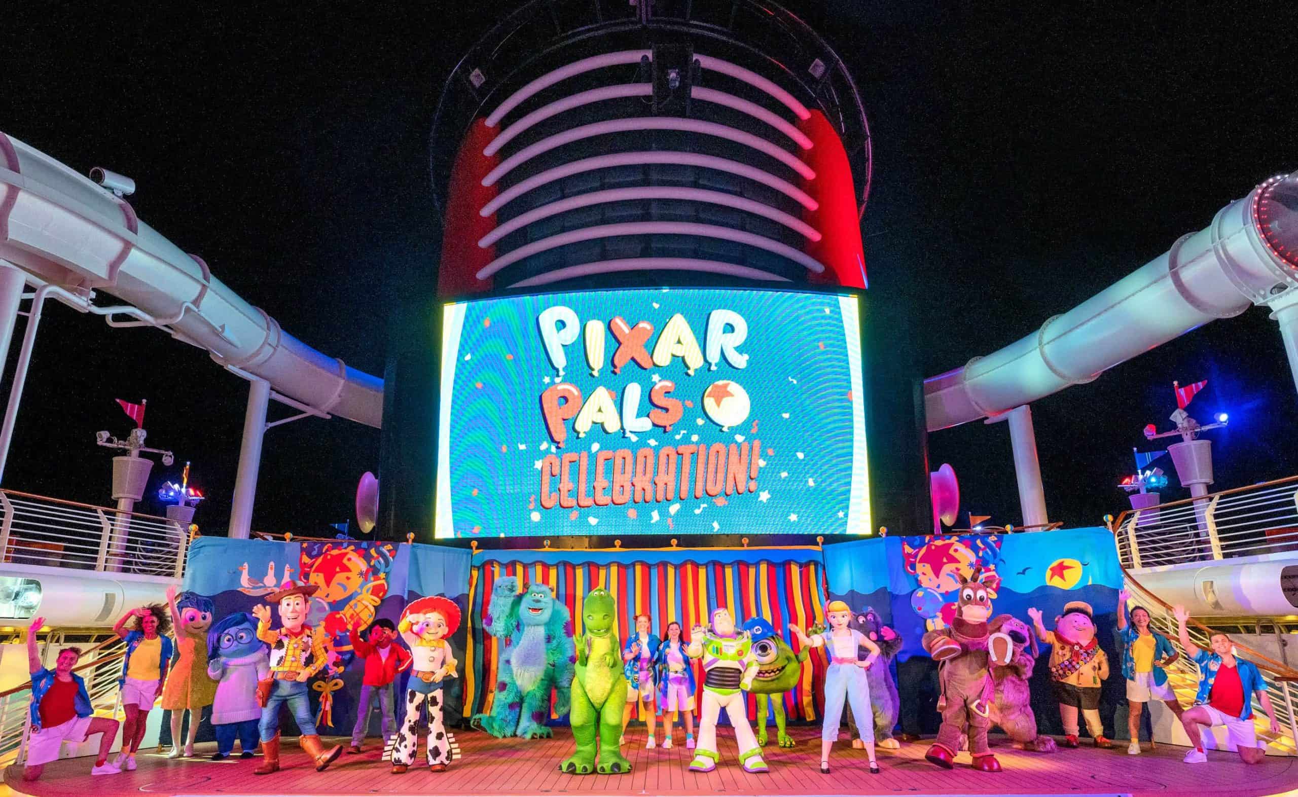 pixar pals celebration deck party day at sea