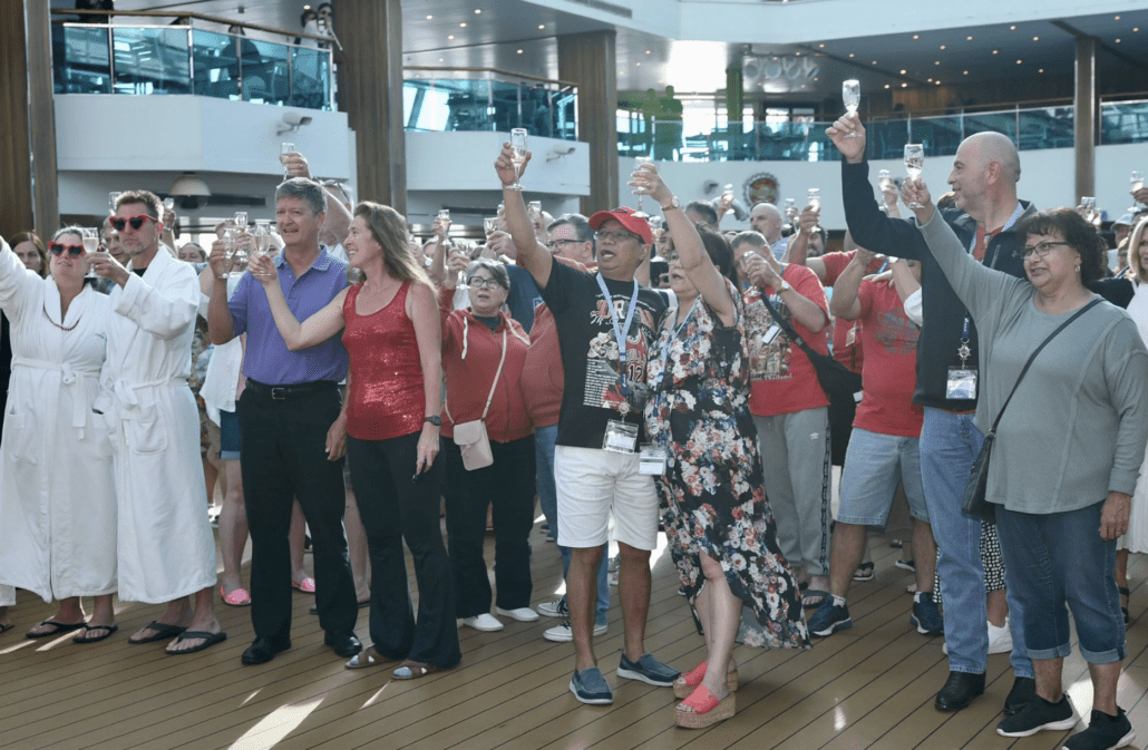 champagne toast valentine's day vow renewal