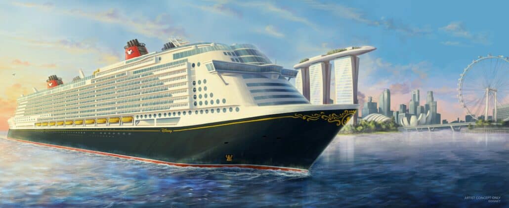 disney cruise line singapore mega ship