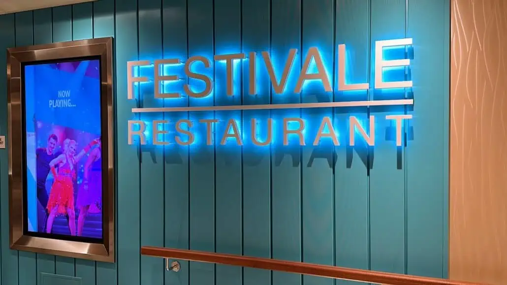 Festivale Restaurant at Carnival Celebration