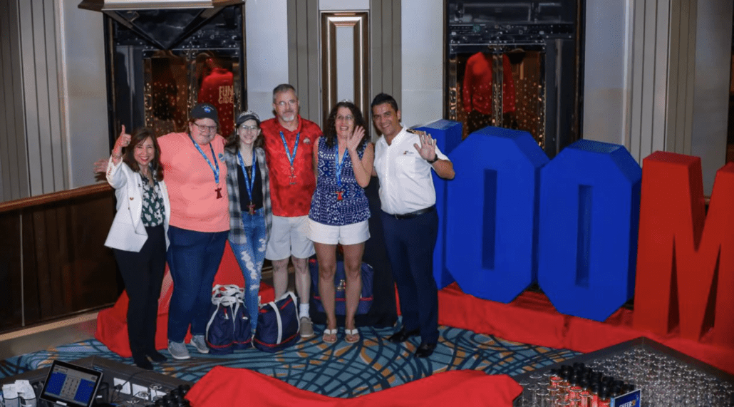 carnival cruise line 100 millionth cruise guest