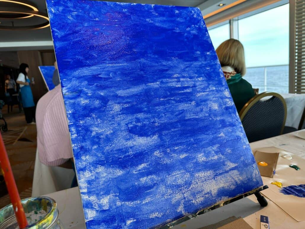 holland america van gogh painting class