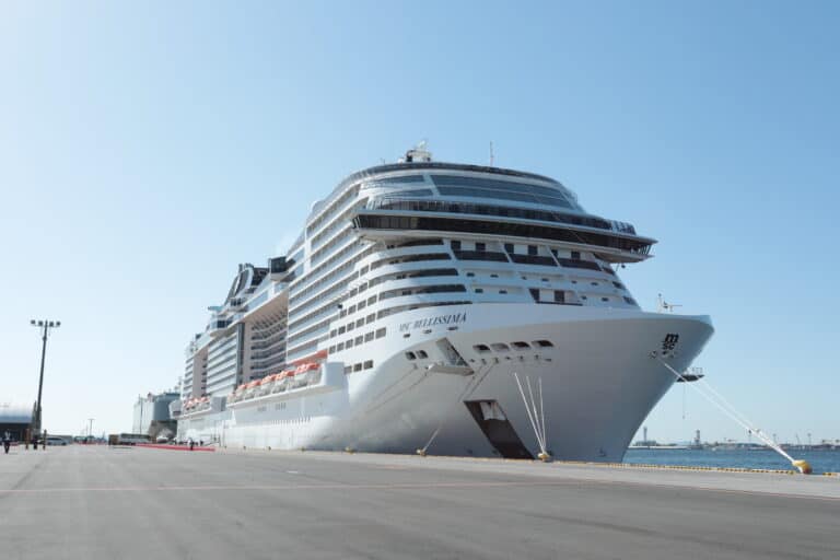 msc bellissima yokohama japan