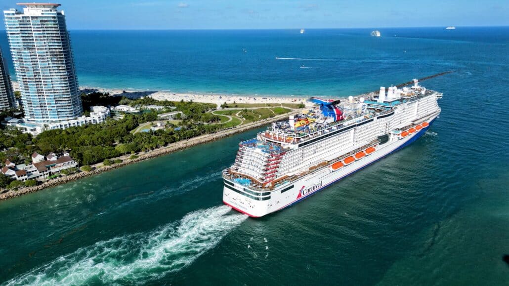 carnival celebration leaving port miami florida for the caribbean