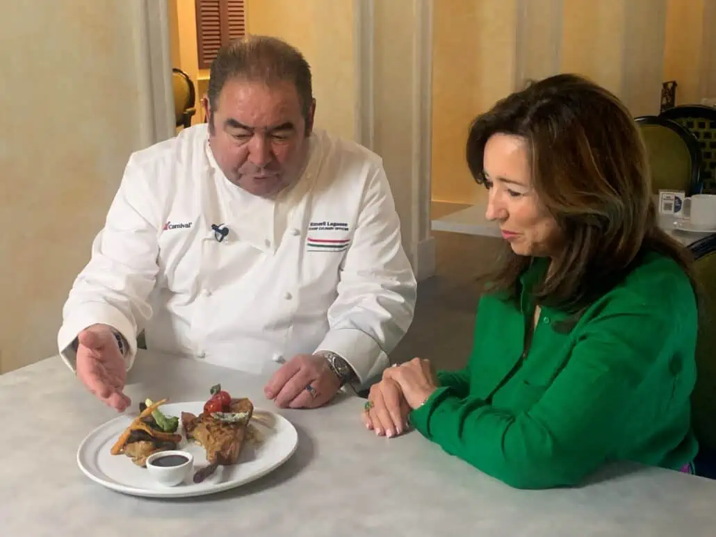 Christine and Emeril food