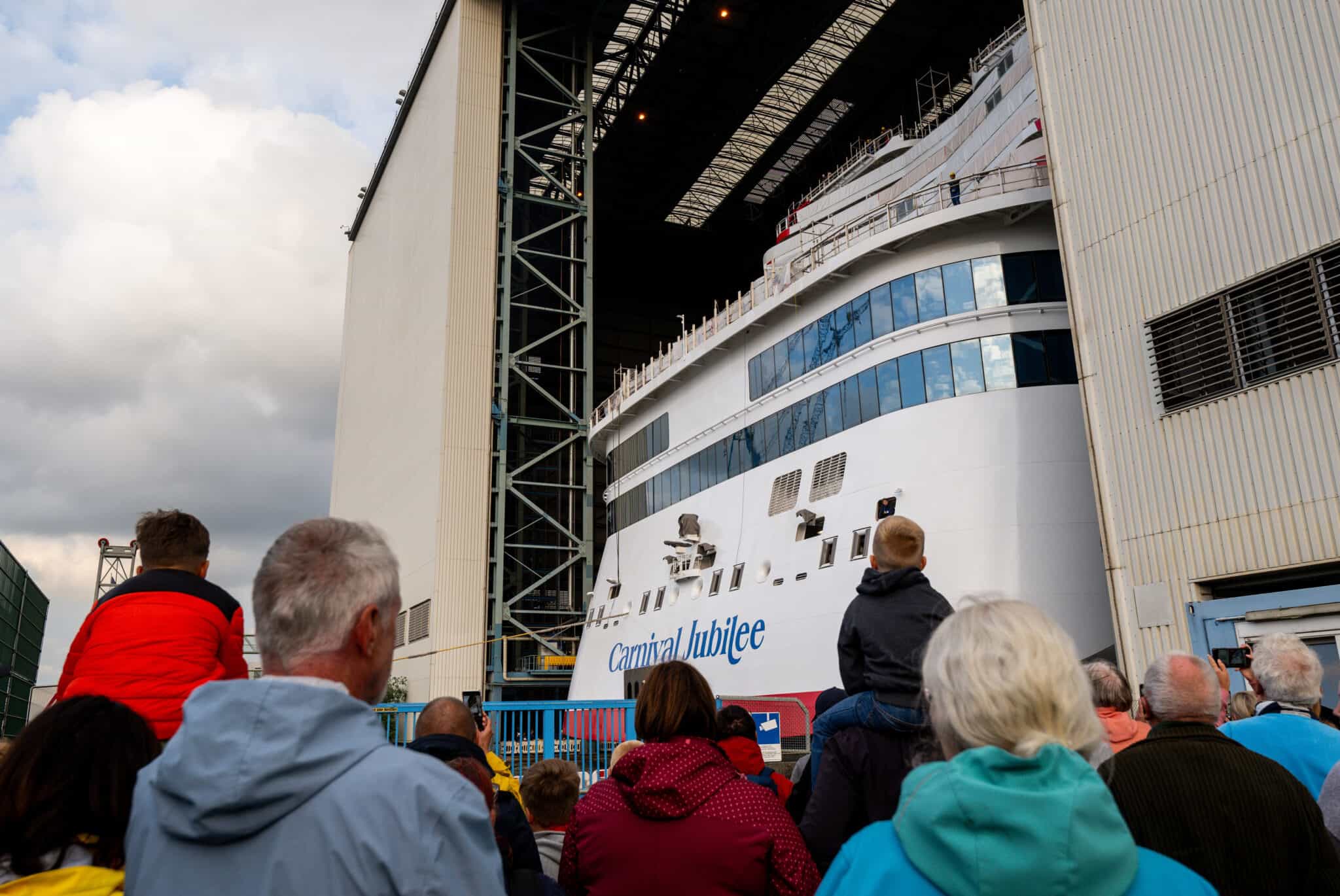 Carnival Jubilee Float Out Celebrated for New Megaship