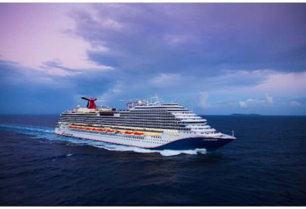 Carnival Breeze at sea