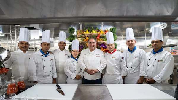 chef emeril carnival cruise kitchen