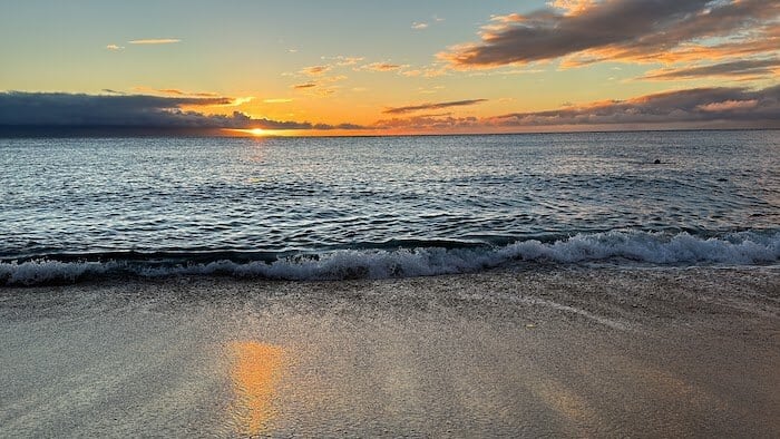 beautiful Sunset Maui hawaii