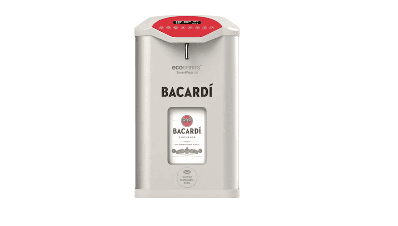 Bacardi liquor dispenser