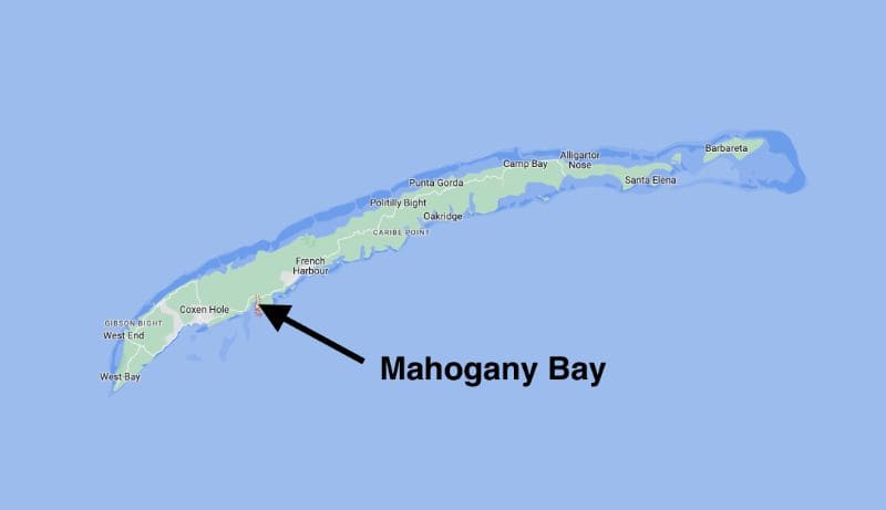 Mahogany Bay location