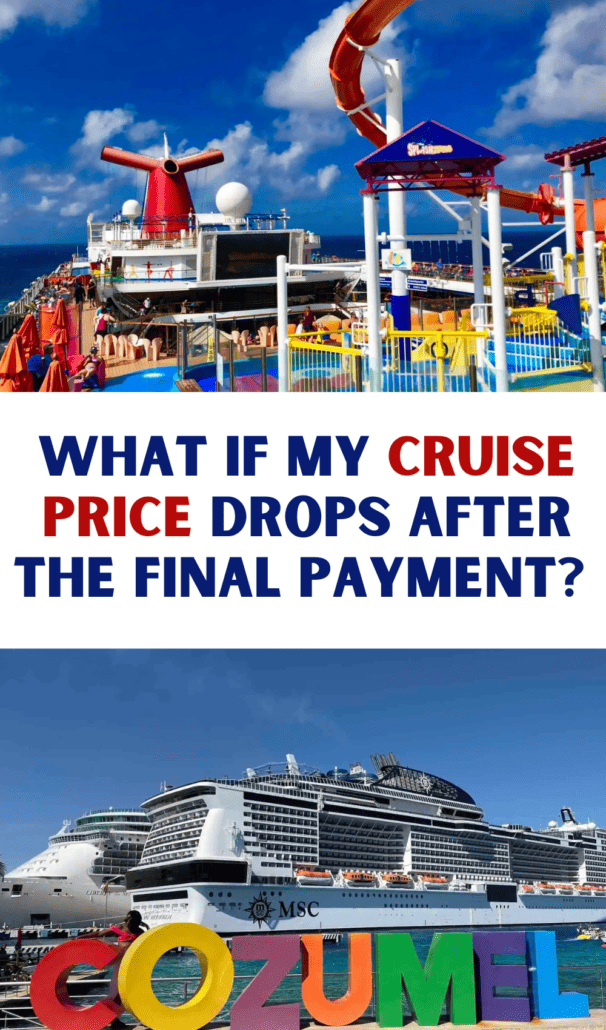 what if my cruise price drops