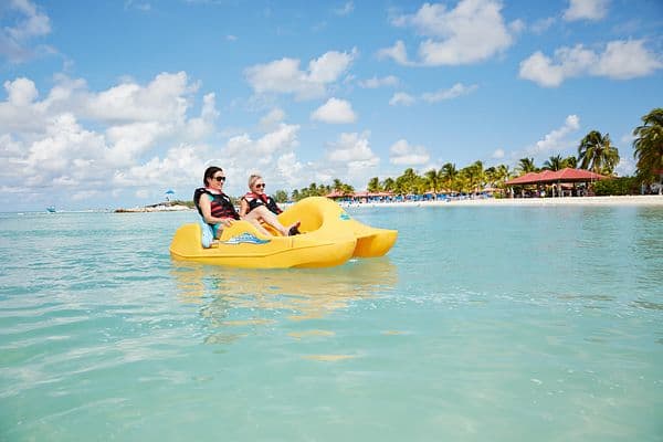 blue waters and white beach