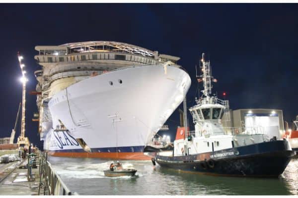 utopia of the seas float out