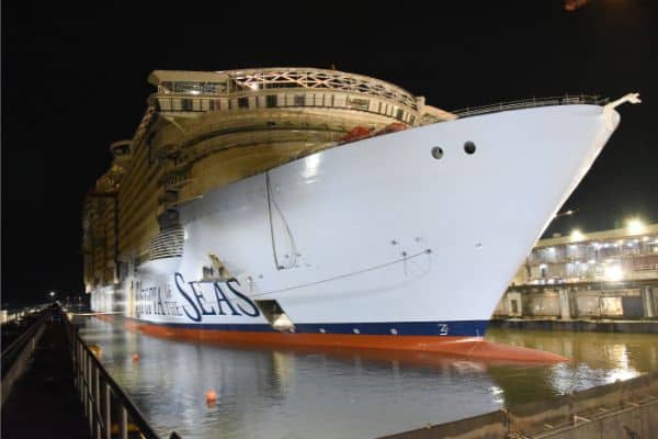 utopia of the seas float out