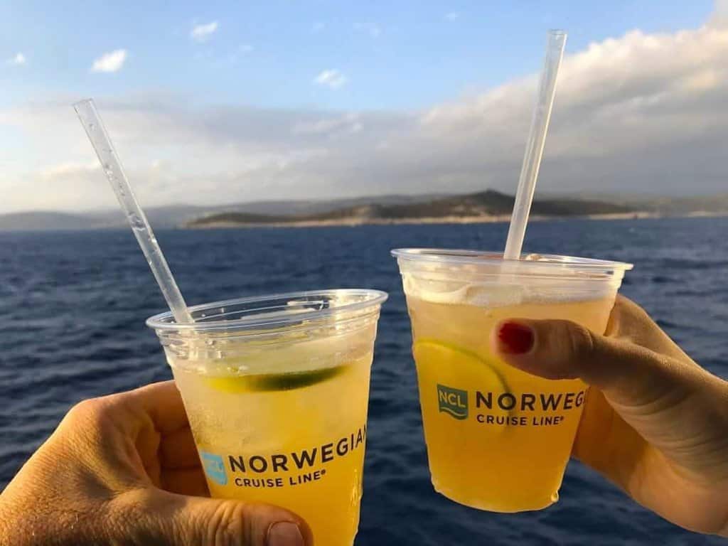 Norwegian cruise line refreshments