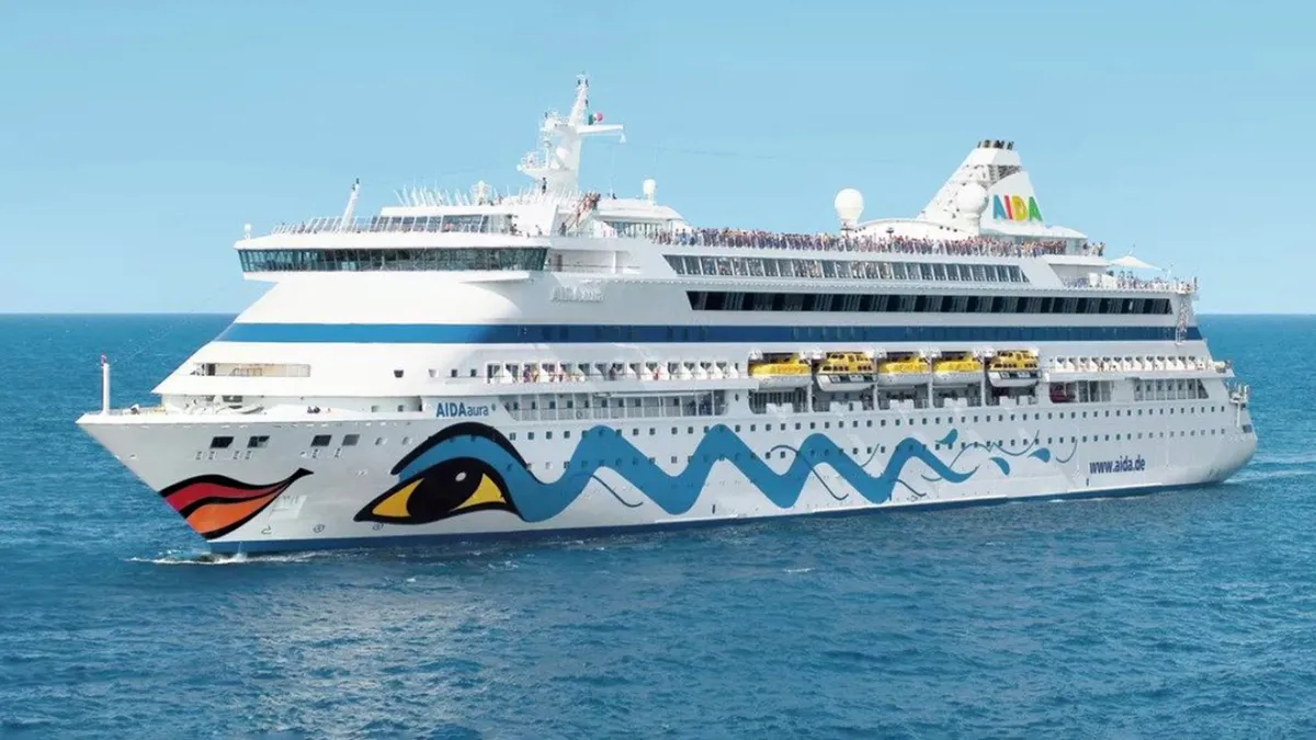 AIDAaura cruise ship life at sea cruises