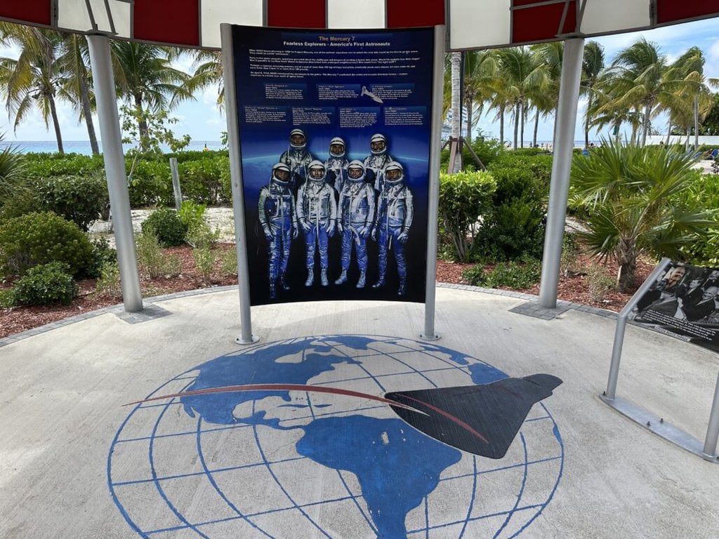 America first Astronauts at Grand Turk