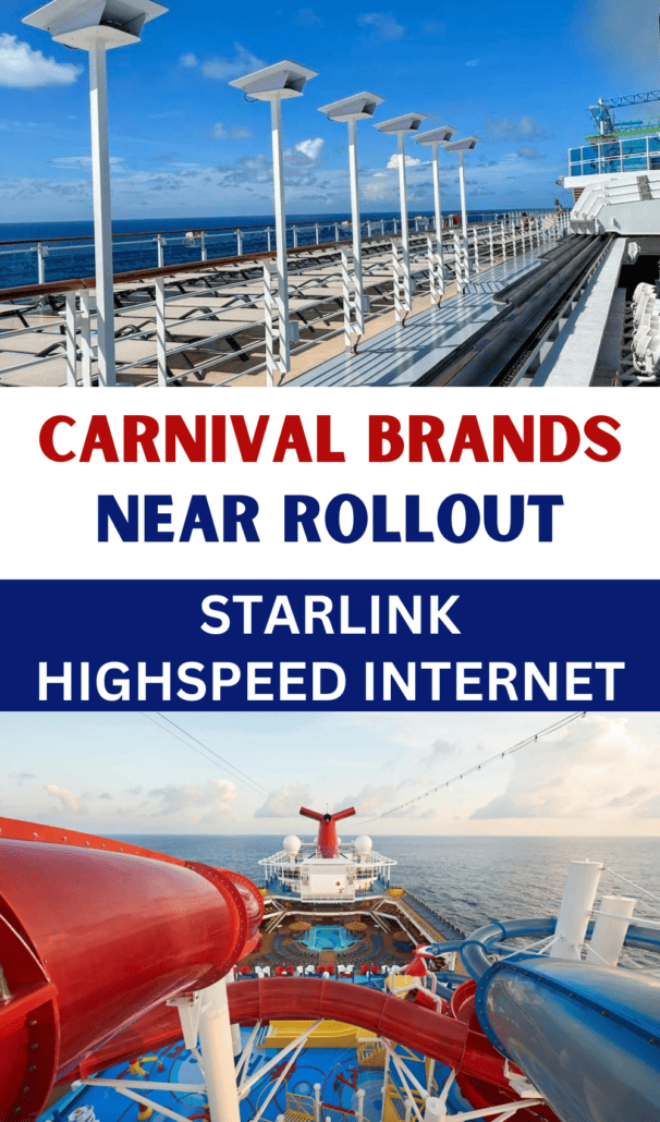 Carnival Brands near Roll out Starlink Highspeed internet