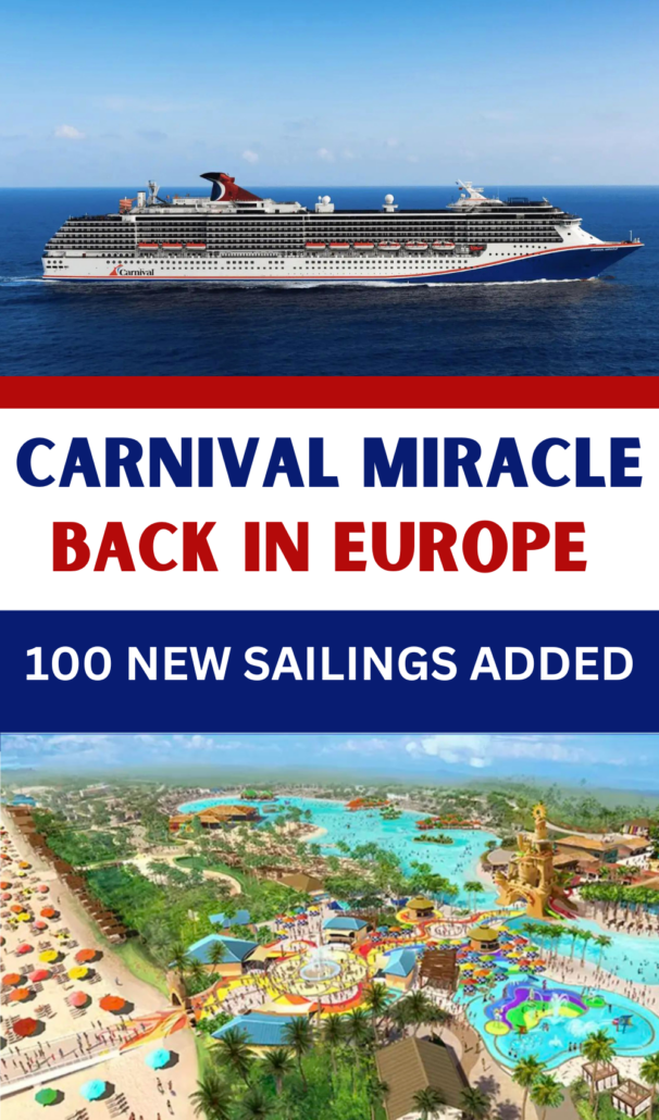 carnival miracle back in europe