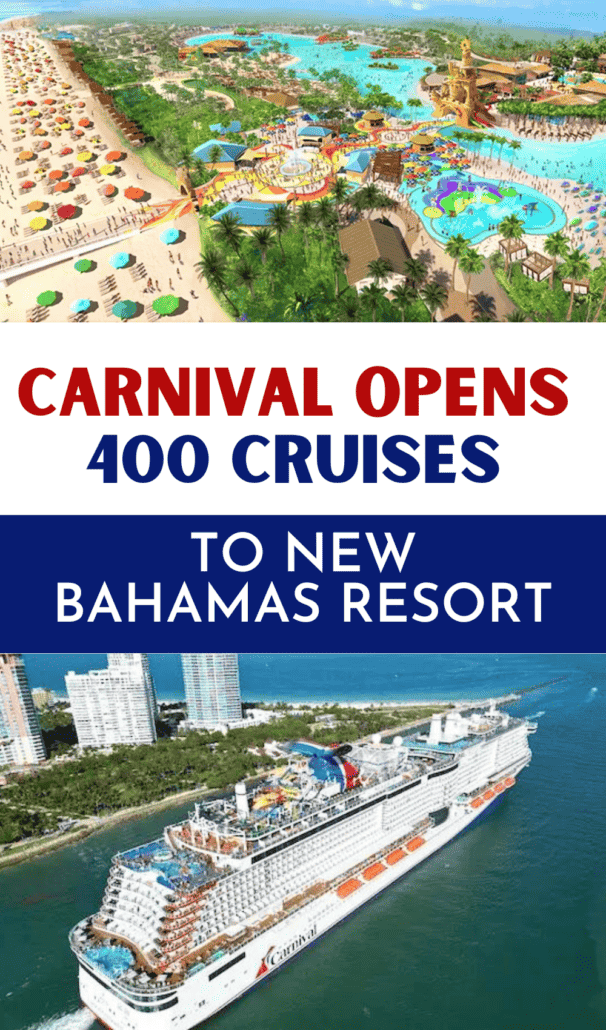 Carnival opens 400 cruises