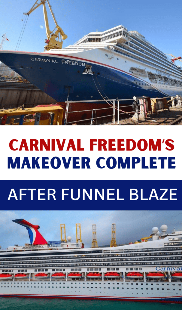 Carnival freedom makeover complete