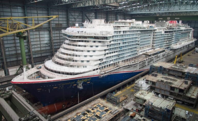 carnival jubilee. meyer werft shipyard