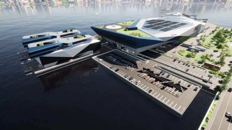floating cruise terminal