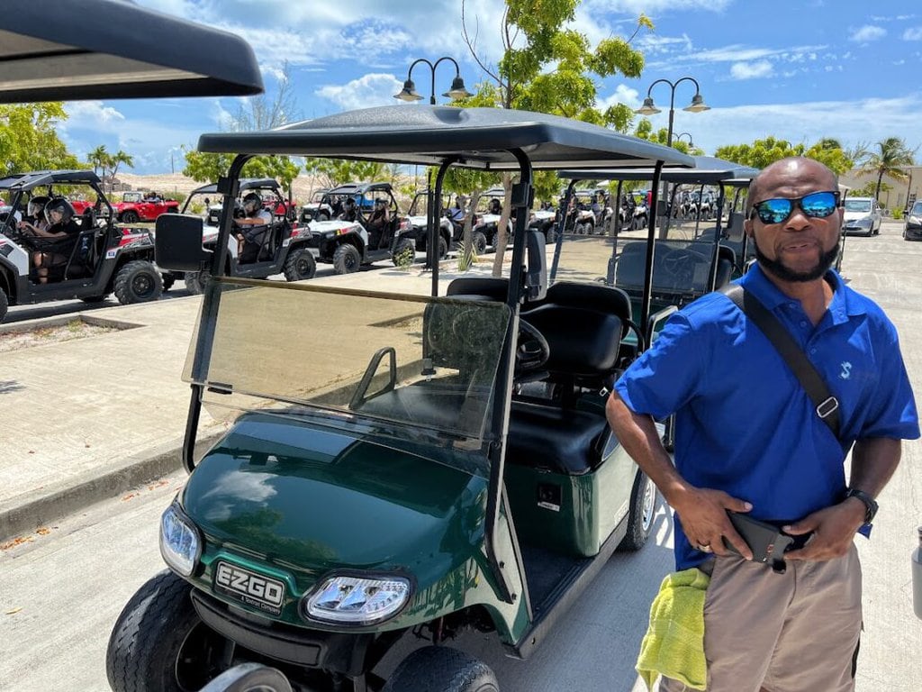 gold cart excursion grand turk